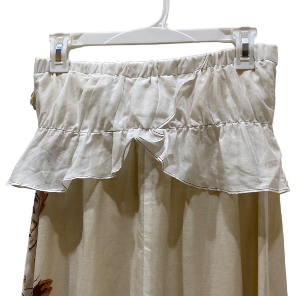 Elegant Strapless Cream Dress - Picture 9 of 15